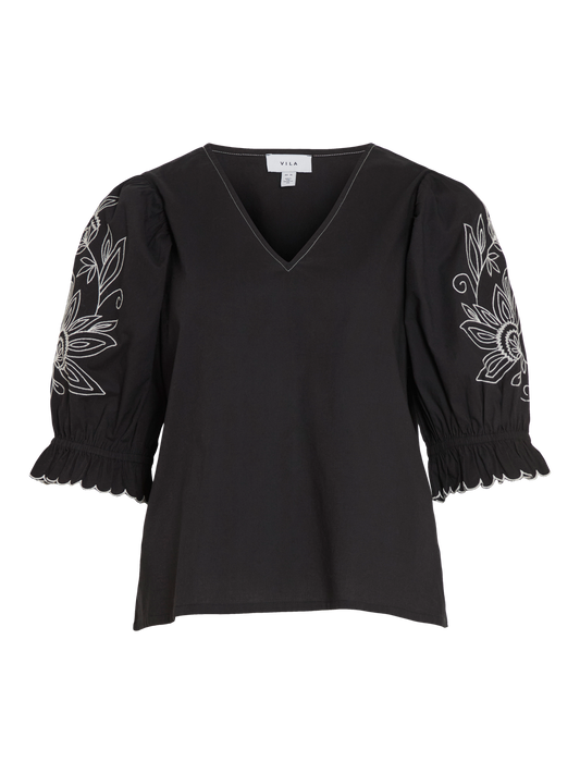 VISELLA T-Shirts & Tops - Black