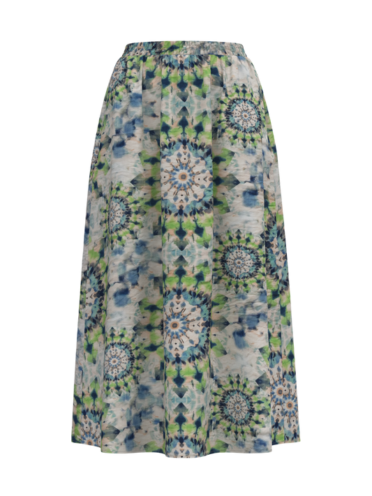 OBJSARAH Midi Skirt - Sandshell