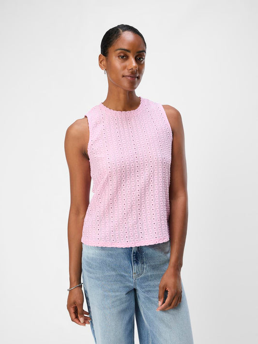 OBJFEODORA Tank Top - Pink Frosting