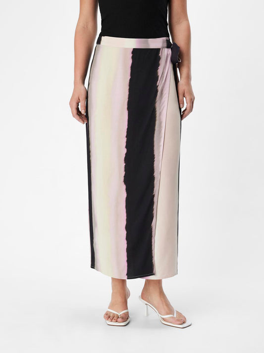 OBJMINA Long Skirt - Sandshell