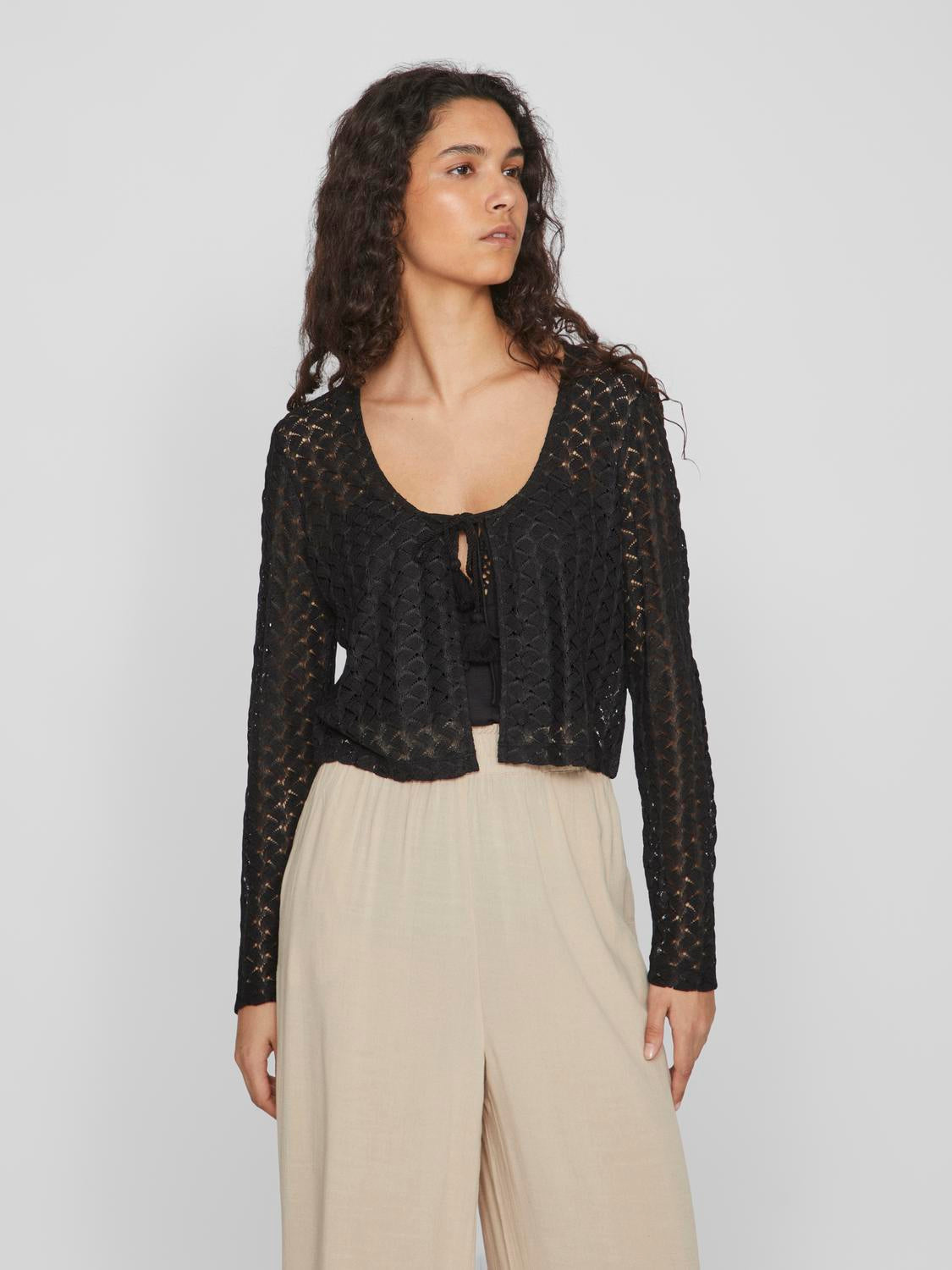 VISOLIRA Cardigan - Black Beauty