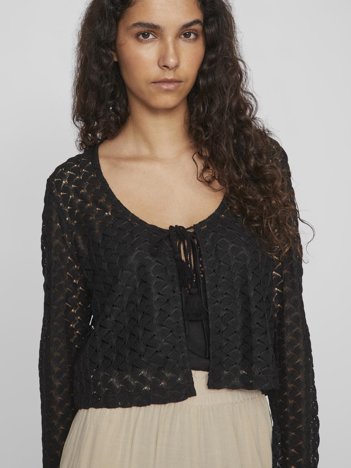 VISOLIRA Cardigan - Black Beauty