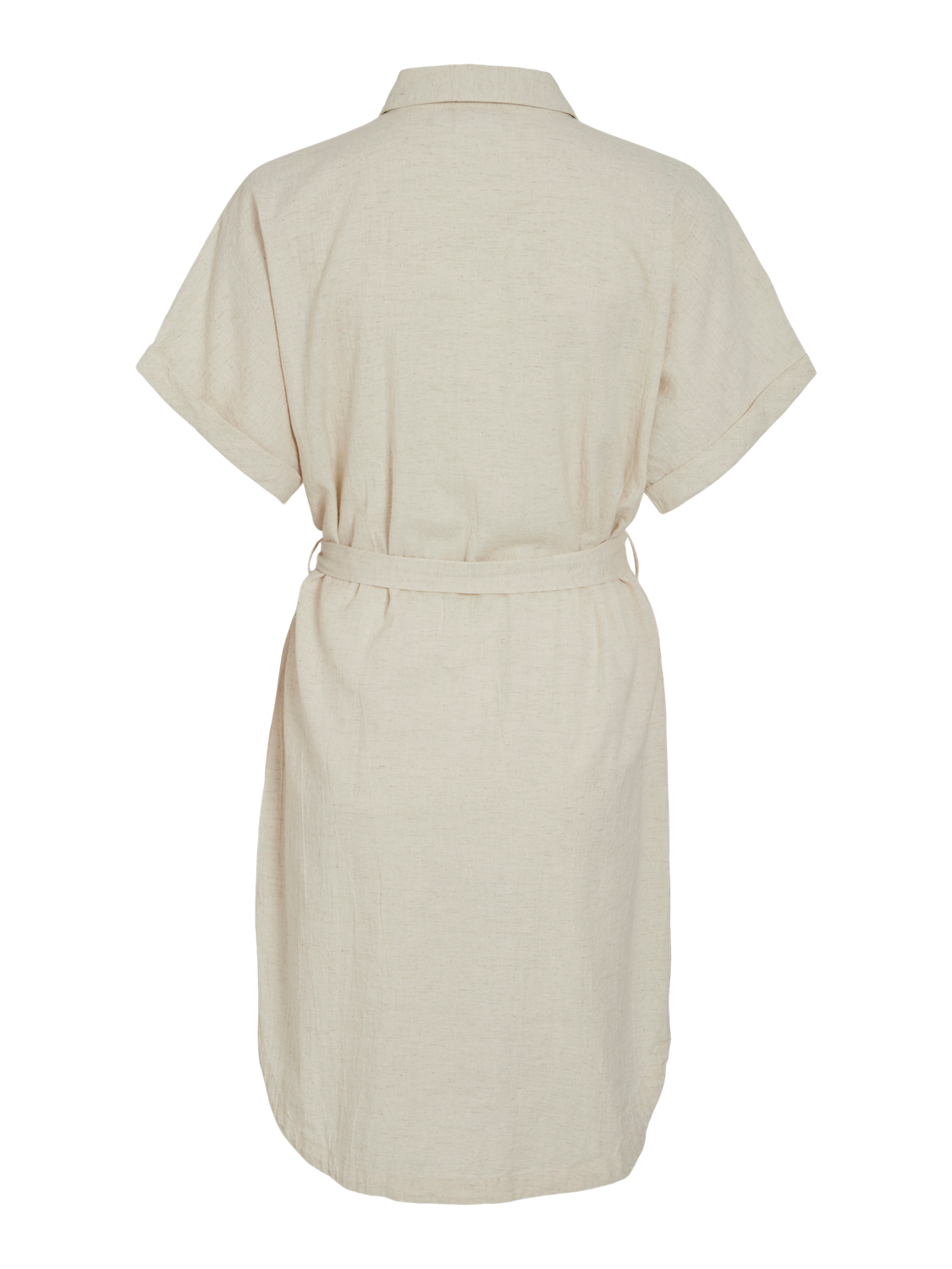 VINANNA Short Dress - Natural Melange