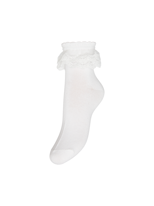 PCJOLINE Socks - Bright White