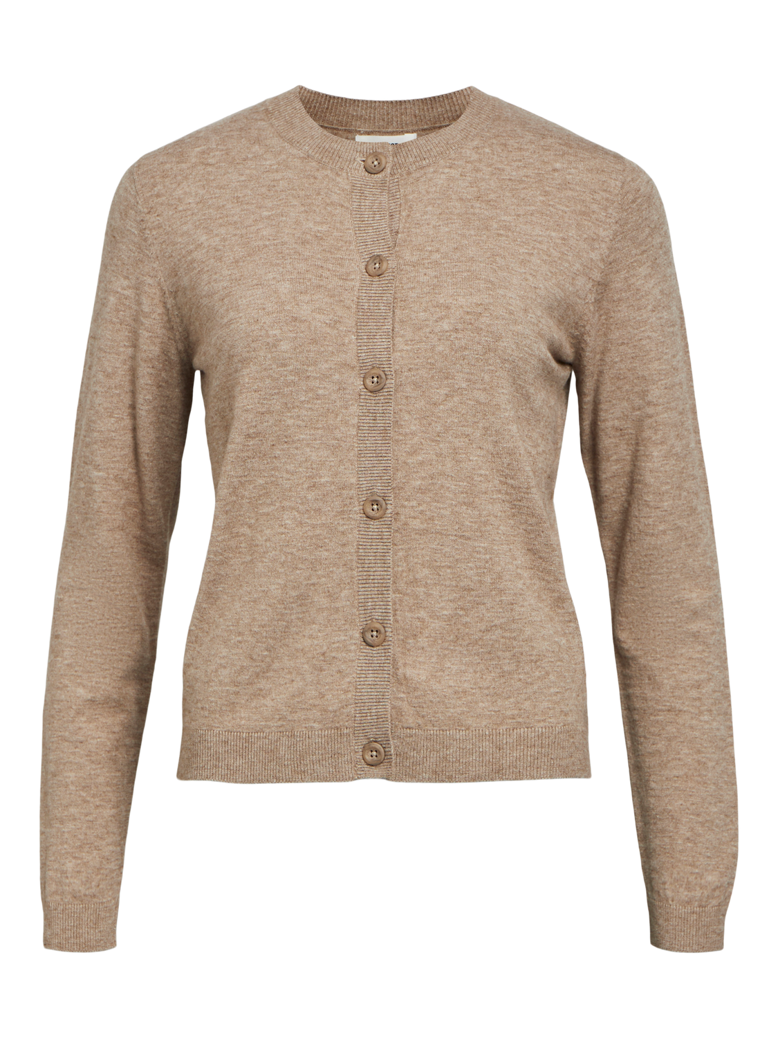 OBJTHESS Knit Cardigan - Desert Taupe