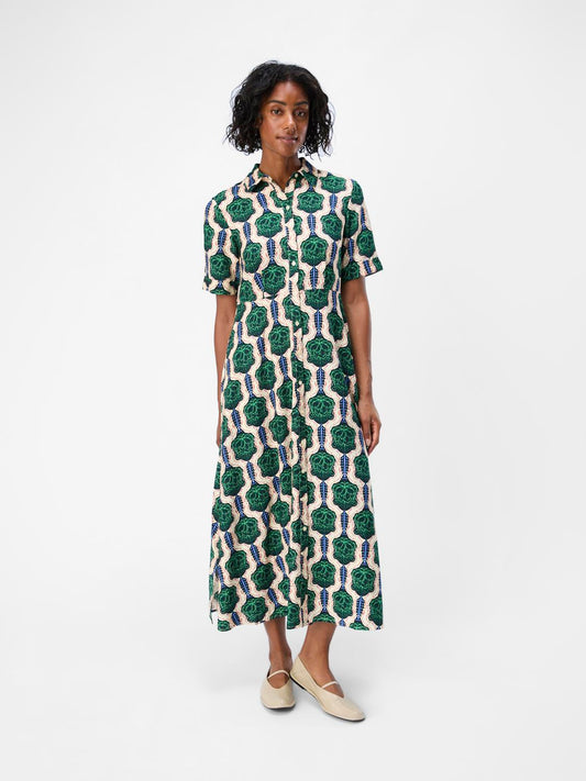 OBJEMMI Long Dress - Treetop