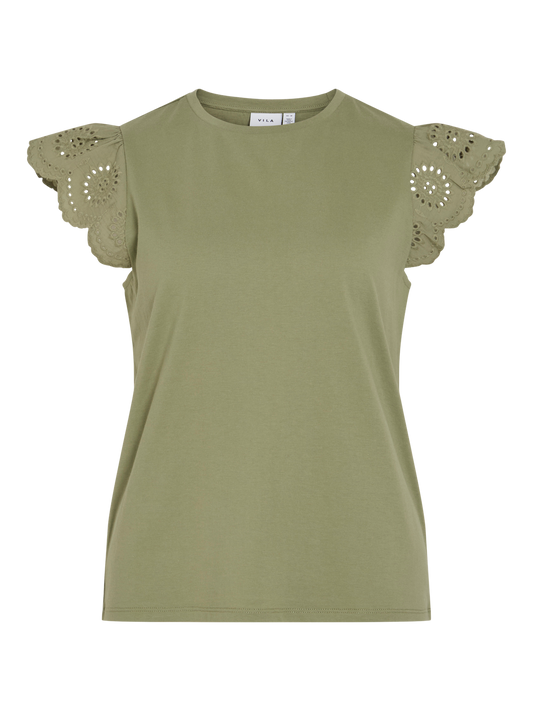 VIALENE T-Shirts & Tops - Oil Green