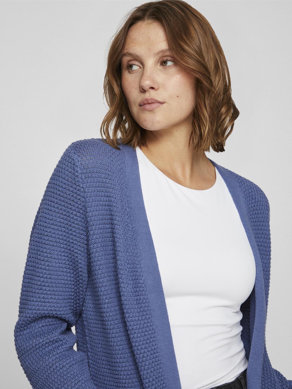 VIDALO Knit Cardigan - Bijou Blue