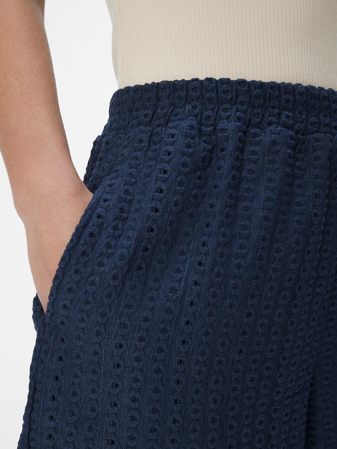 OBJFEODORA Shorts - Dark Denim