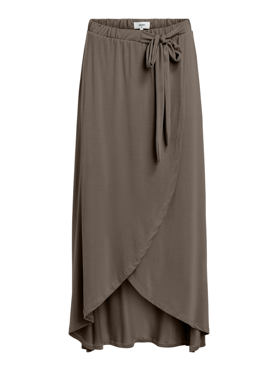 OBJANNIE Long Skirt - Morel