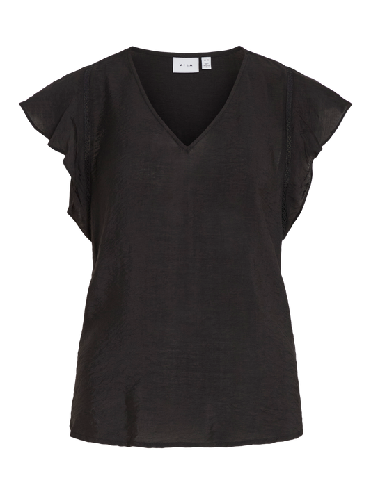 VILUNA T-Shirts & Tops - Black Beauty