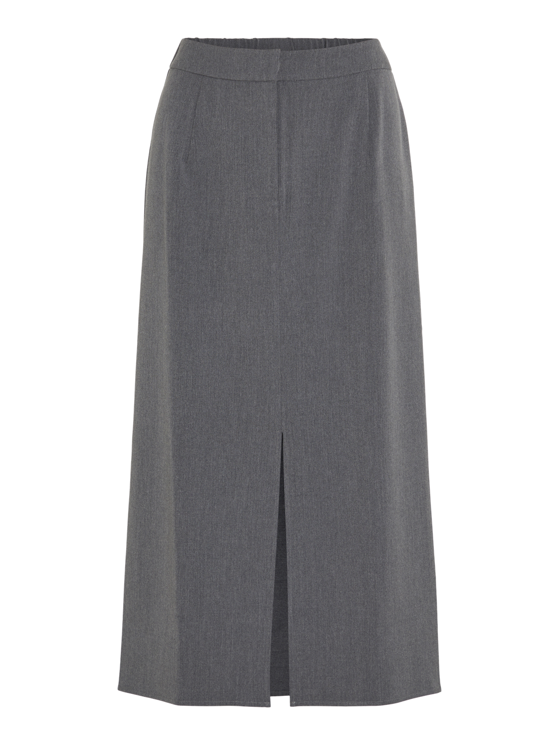 VIVARONE Long Skirt - Medium Grey Melange