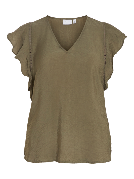 VILUNA T-Shirts & Tops - Dusty Olive