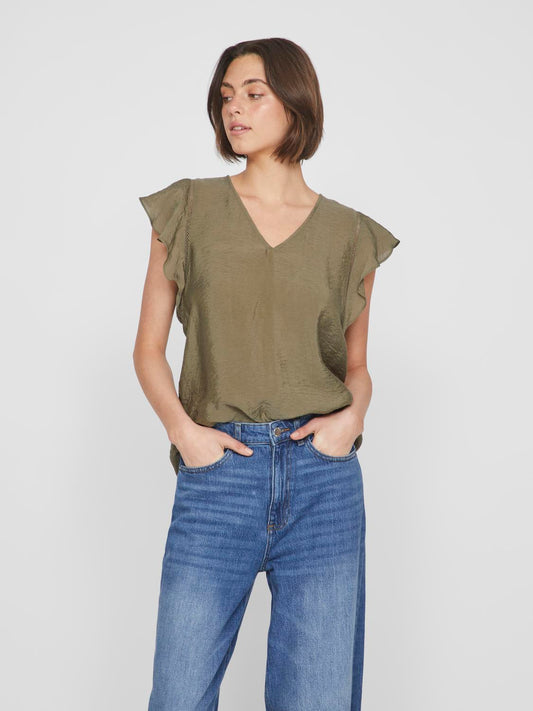 VILUNA T-Shirts & Tops - Dusty Olive