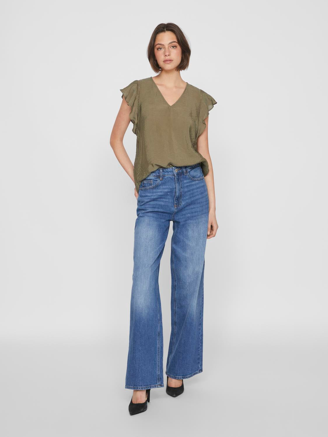 VILUNA T-Shirts & Tops - Dusty Olive