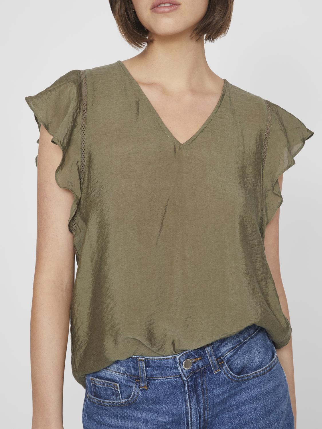 VILUNA T-Shirts & Tops - Dusty Olive